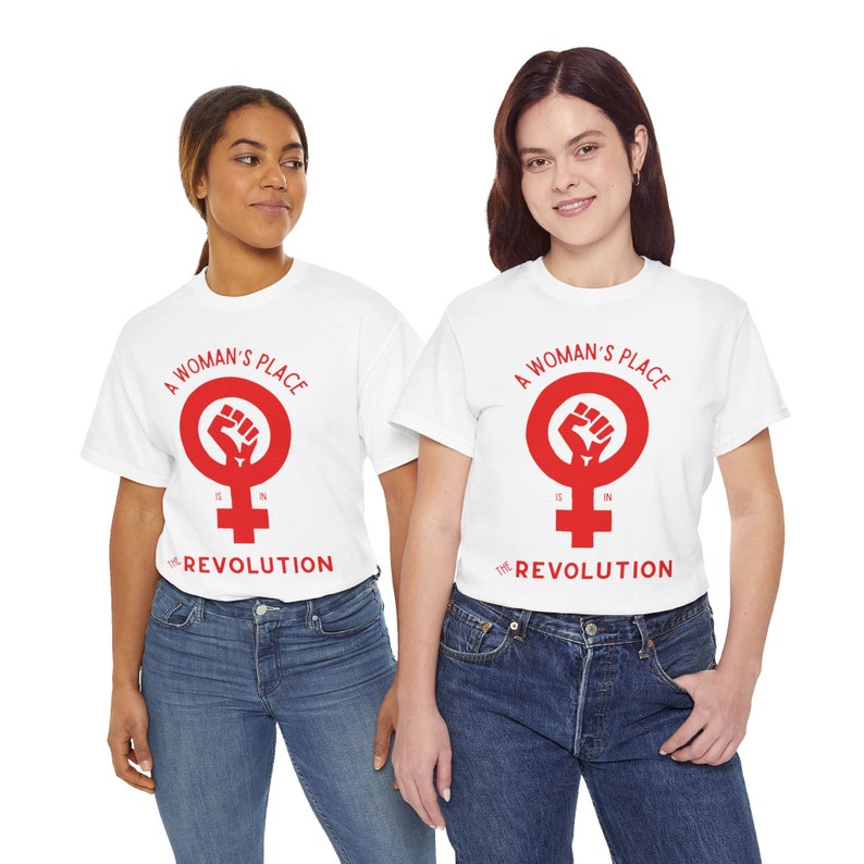 Revolutionäres feministisches T-Shirt - Der Platz einer Frau ist in der Revolution Bild 6