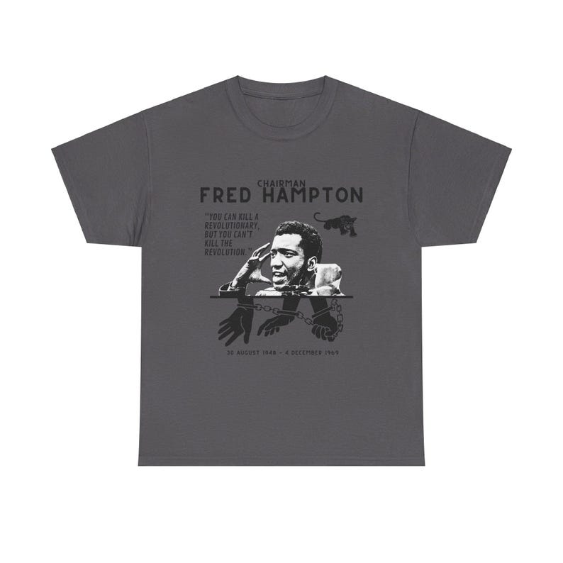 fred hampton t shirt revolutionary marxist socialist socialism communist communism black liberation black lives matter tshirt tee gift activist leftist black panther party huey newton angela davis bobby seale liberation radical