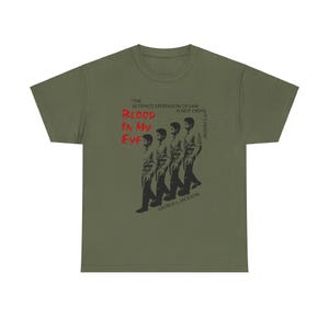 George Jackson Blood in My Eye T shirt black liberation book tee decolonization decolonial prison abolition restorative justice communist anarchist gift radical leftist tshirt quote ultimate expression of law is not order it's prison