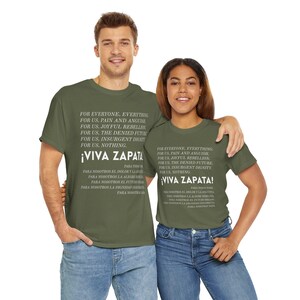 Viva Zapata Para Todos Todo Shirt Zapatista For Everyone Everything Quote Tee EZLN Indigenous Solidarity Anti-Imperialist Leftist T-Shirt image 8