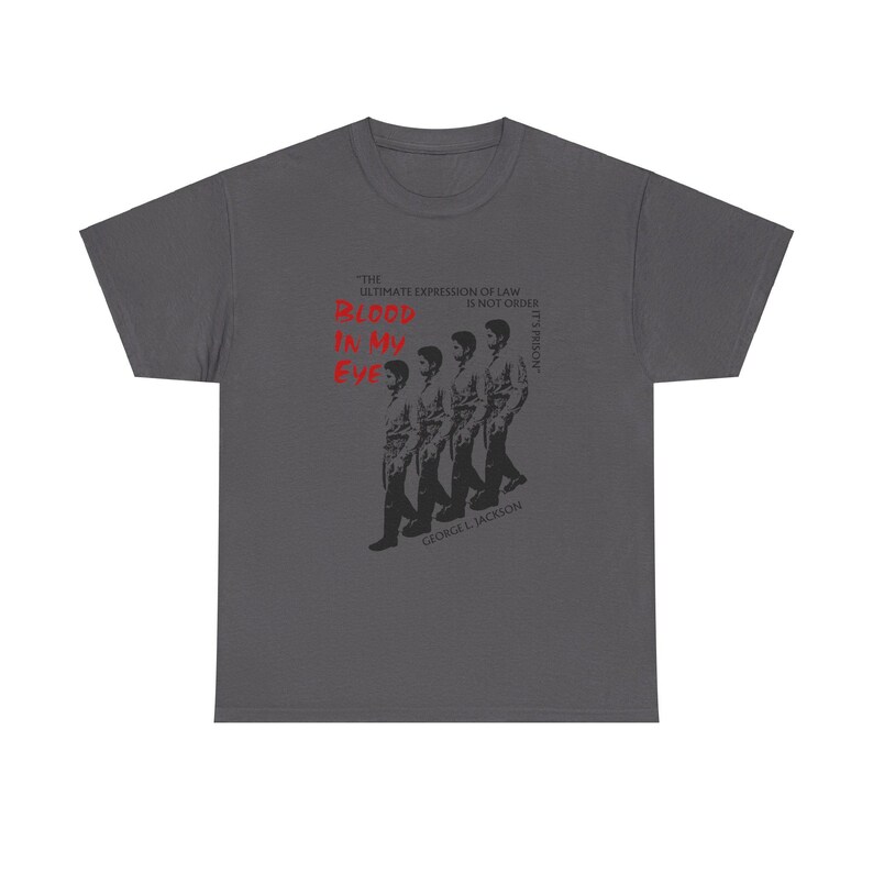 Camiseta do livro sangue em meus olhos de George Jackson imagem 6