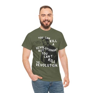 Fred Hampton T-shirt You Can't Kill The Revolution Socialist Tee Communist Anarchist Black Power Liberation Struggle Black History t-shirt image 8