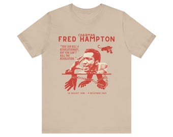 custom fred hampton on bella canvas