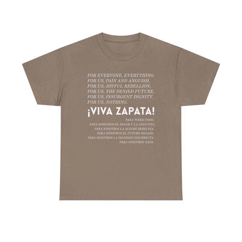 para todos todo shirt zapatista quote tee for everyone everything t shirt ezln slogan indigenous solidarity anti imperialist apparel decolonial leftist tee rebel dignity shirt chiapas liberation shirt zapatismo activist pride 2025 land back protest wear class war clothing radical feminist indigenous rights unisex graphic anarchist anarchism communist communism socialist socialism decolonization radical leftist tee revolutionary poetry t-shirt