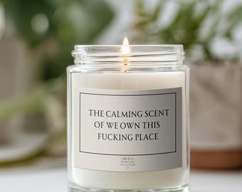 Bougie L'odeur apaisante de Je suis le propriétaire Cadeau de pendaison de crémaillère amusant Cadeau pour une nouvelle maison en couple Idée cadeau pour premier propriétaire Cadeau de clôture