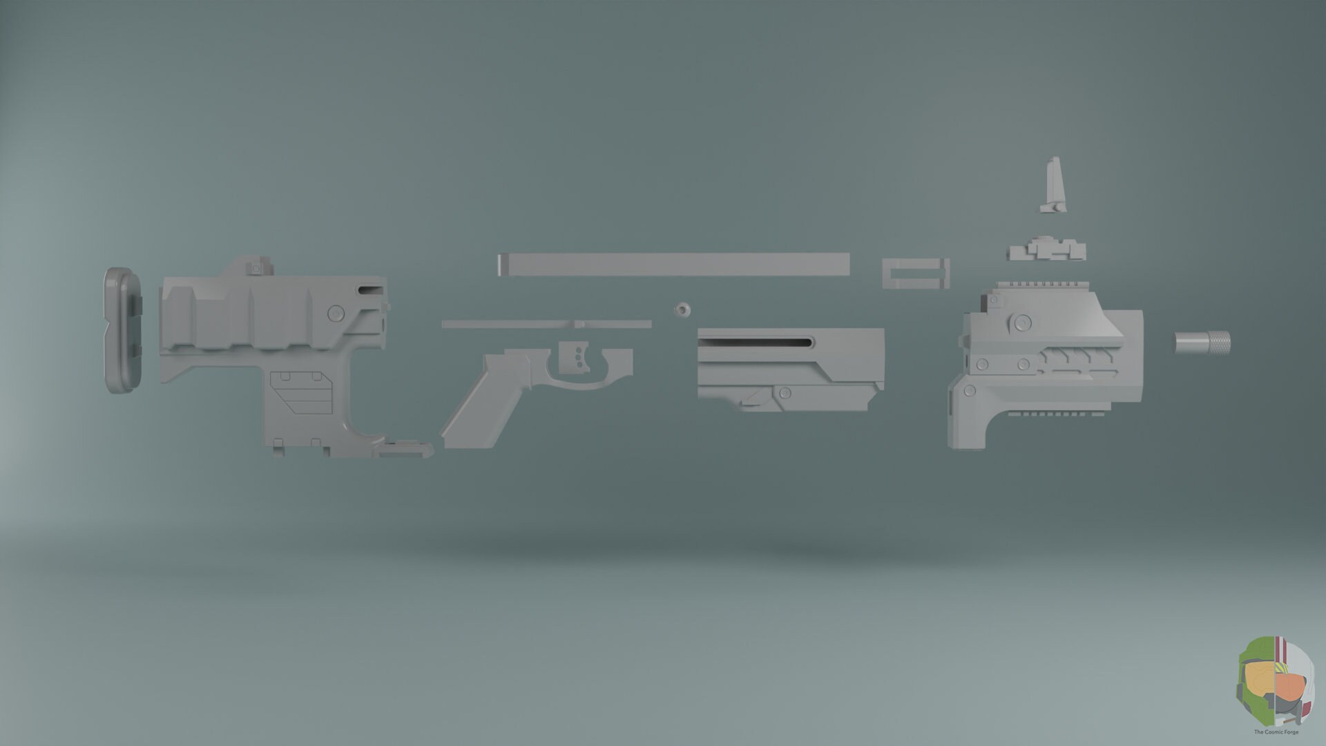 Helldivers 2 MP98 Knight SMG Prop Etsy