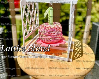 Lattice Stand ONLY for Flower Yarn Holder / Dispenser / Spinner / Portable