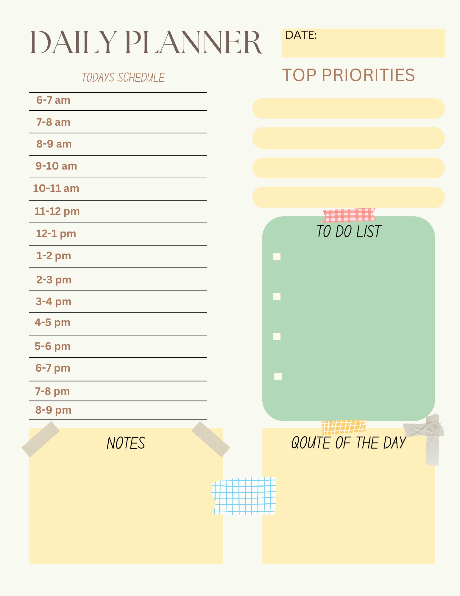 Digital Daily Planner 2024 2025 Undated Digital Planners Goodnotes Planner iPad Planner Daily