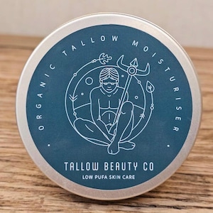ORGANIC Whipped Grass-Fed beef Tallow face & body Cream With cold pressed organic Jojoba Oil | best Seller unscented balm. 100 Milliliters