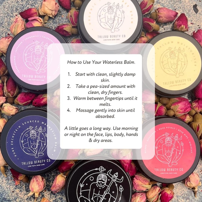 ORGANIC Whipped Grass-Fed beef Tallow face & body Cream With cold pressed organic Jojoba Oil | best Seller unscented balm. afbeelding 12