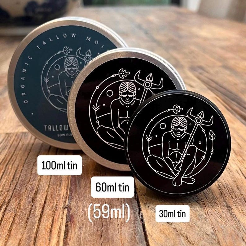 ORGANIC Whipped Grass-Fed beef Tallow face & body Cream With cold pressed organic Jojoba Oil | best Seller unscented balm. afbeelding 3