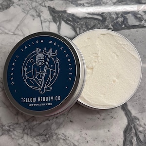 Origin Tallow balm. Free shipping. Organic 100 % Grass fed, hormone free, Non toxic, whipped Tallow balm. Moisturiser,  100ml
