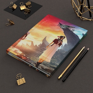 Final Fantasy VII Remake Rebirth Arith & Tifa Hardcover Journal Matte | Notebook | Back to School