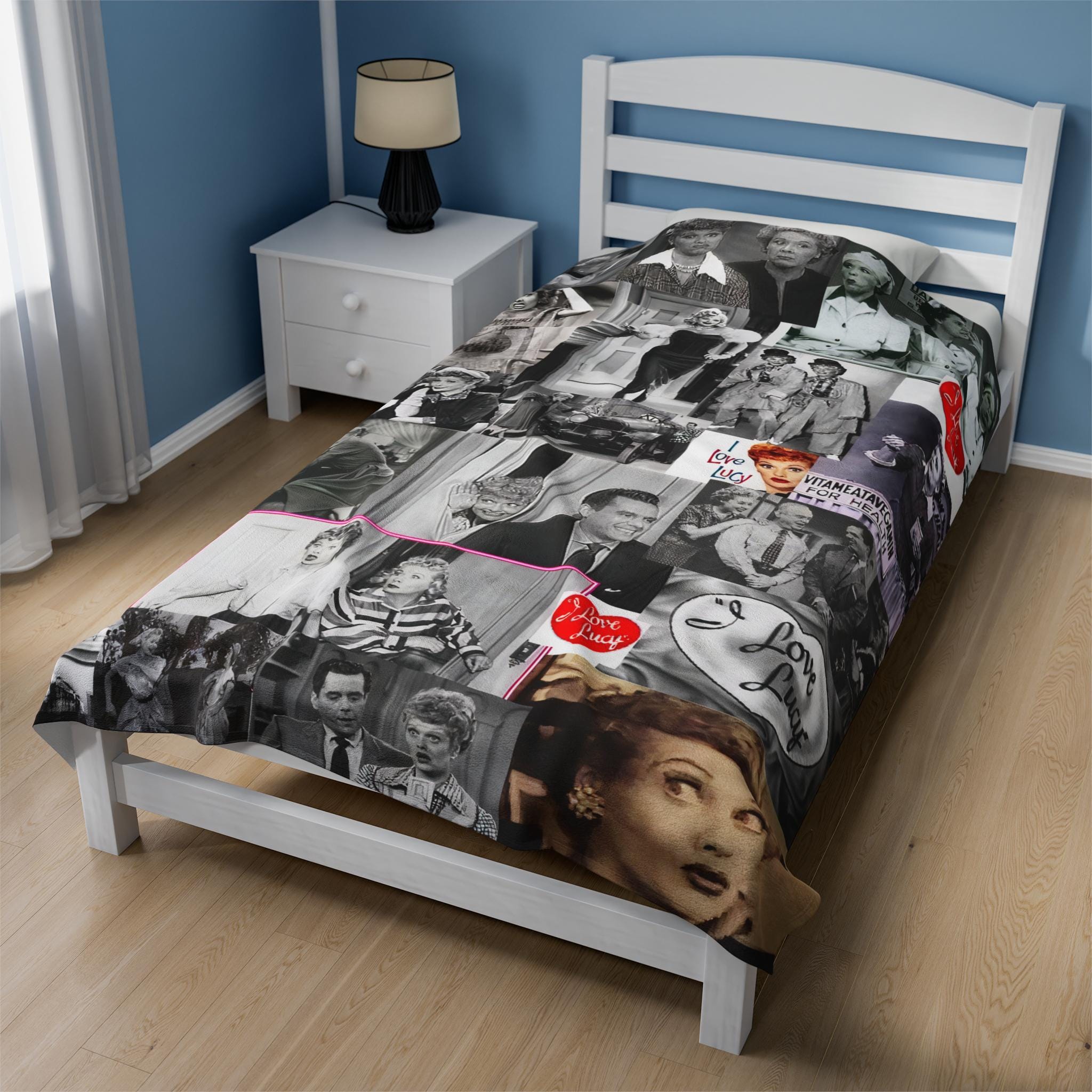 I Love Lucy Quilt Etsy