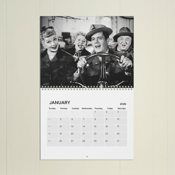 I Love Lucy 2026 Calendar - Etsy