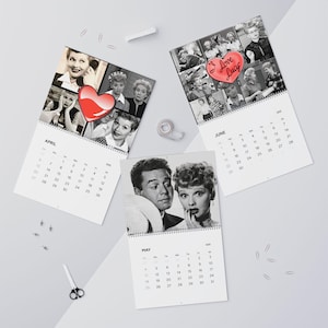I Love Lucy 2025 Classic Design Wandkalender | 2 Größenoptionen 11 "x 8,5" und 14 "x 11,5" | TV Lover - Geschenk für Fans von Lucy - Liebesbrief