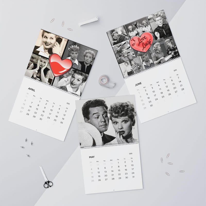 I Love Lucy 2025 Calendar Etsy