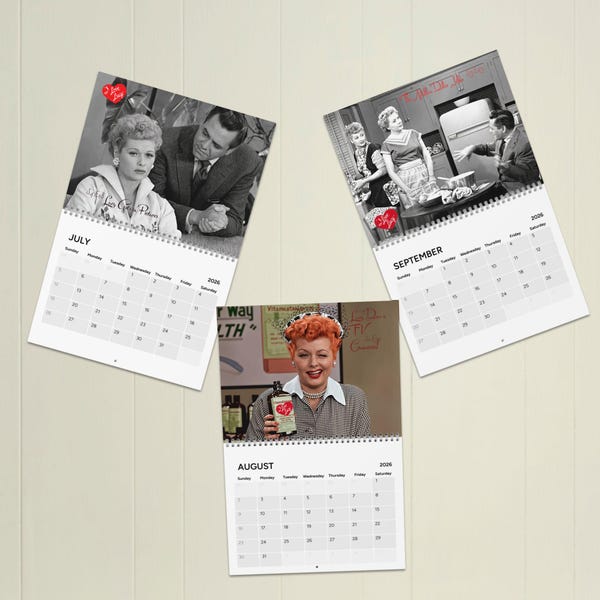 I Love Lucy 2026 Calendar - Etsy