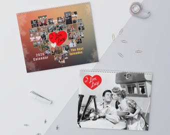 I Love Lucy  2026 | The best Episode Design | 2 Sizes | Wall Calendar  | New Release |  Classic TV Lover | Fans of Lucy