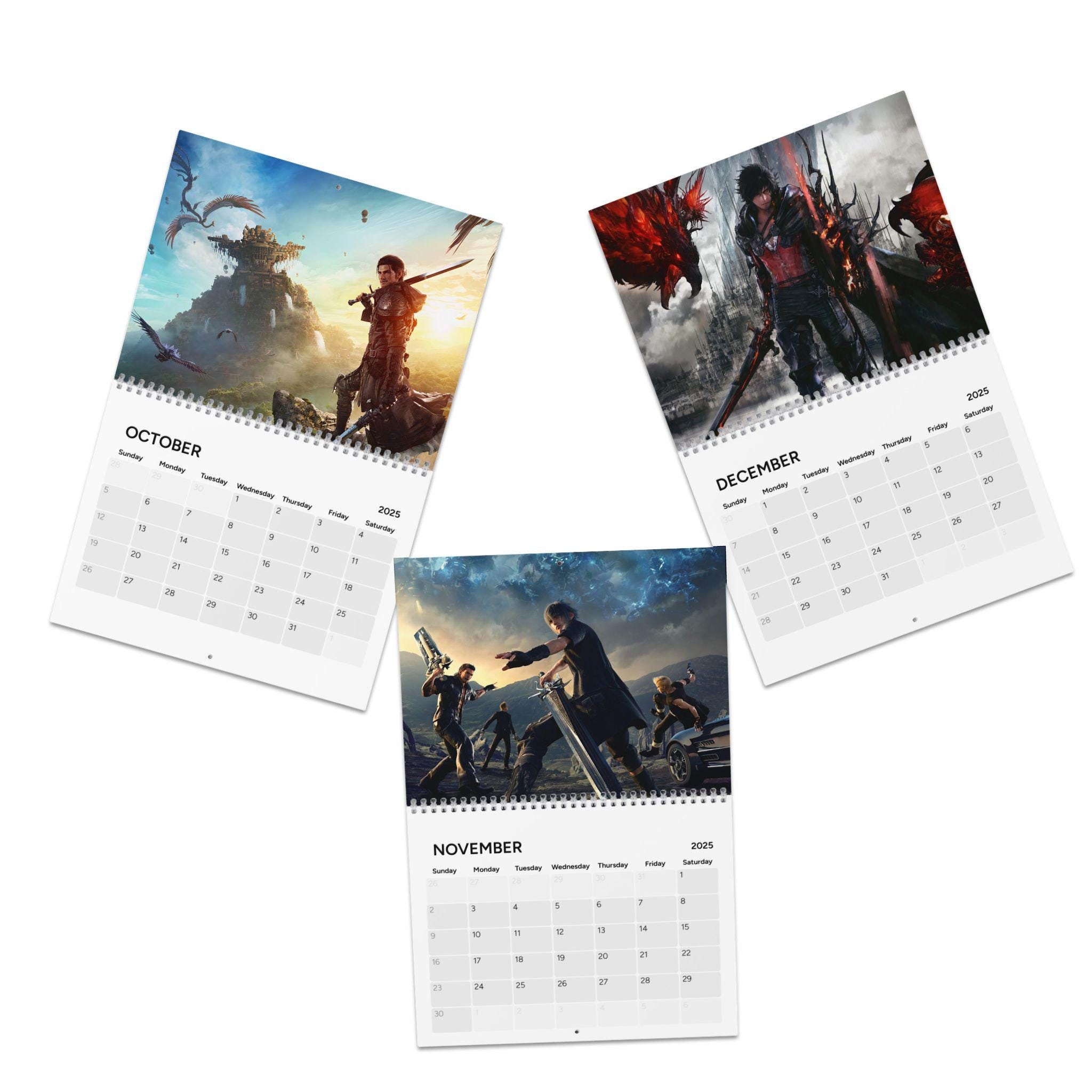 2025 Full Moon Japanese Prints Mini Wall Calendar - 7