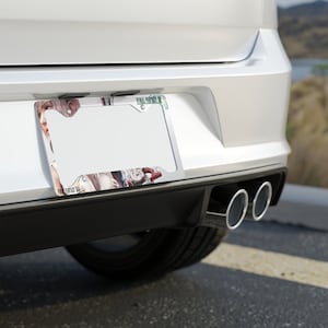 Final Fantasy XIII Lightning Metal License Plate Frame