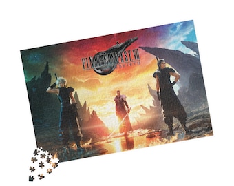 Final Fantasy VII Remake | Rebirth | Cloud, Zack, Sephiroth Jigsaw Puzzle (252, 520, 1014-piece) | Iconic Gamer Gift