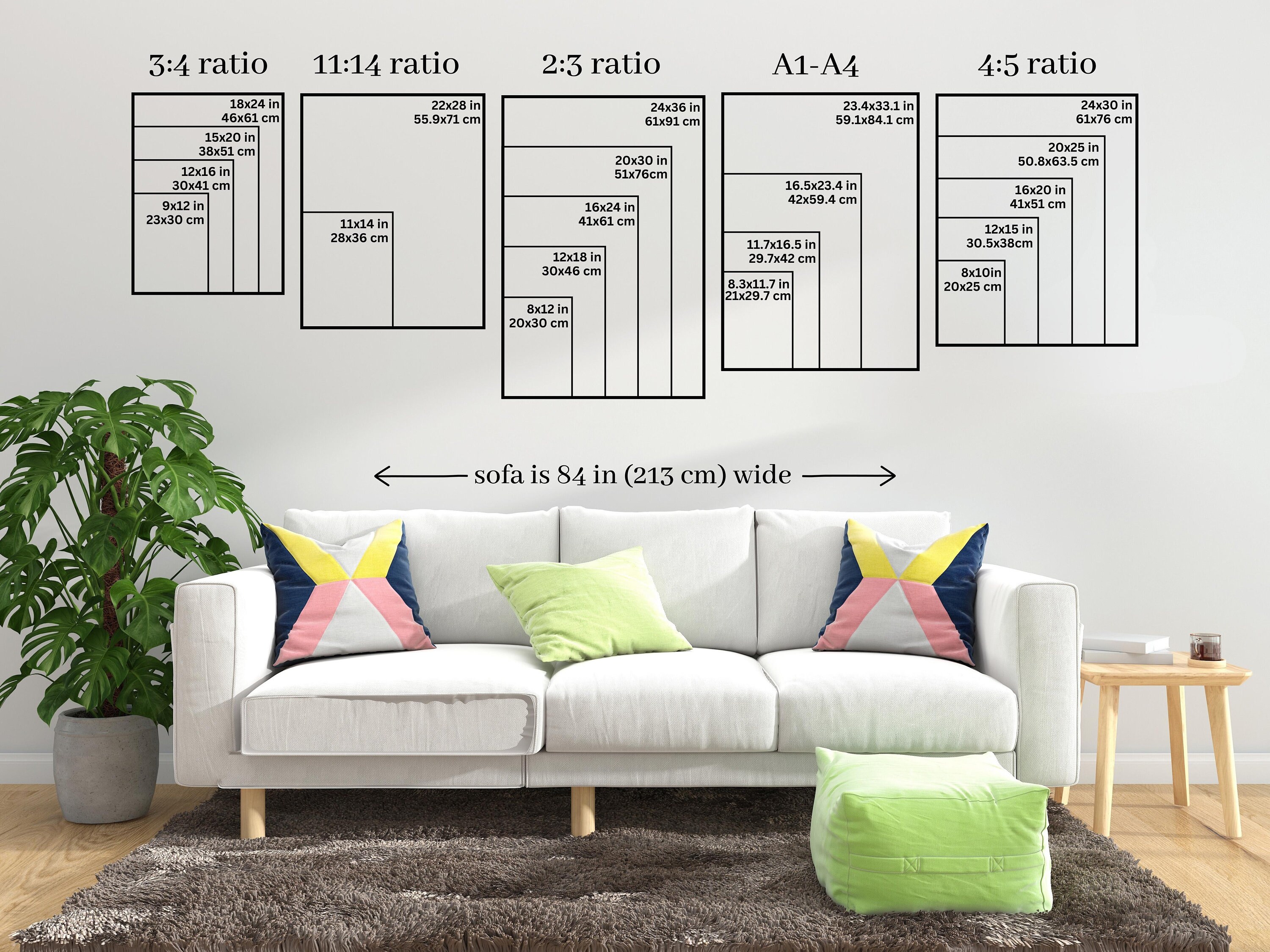 Mid Century Modern Art Print Set