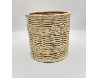 Lefton Basket Weave Fruit Small Canister Replacement Bottom 7065