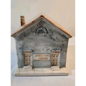 Vintage  Roman Inc Japan Music Box Plays  AMAZING GRACE Lovely Lane Church 1984