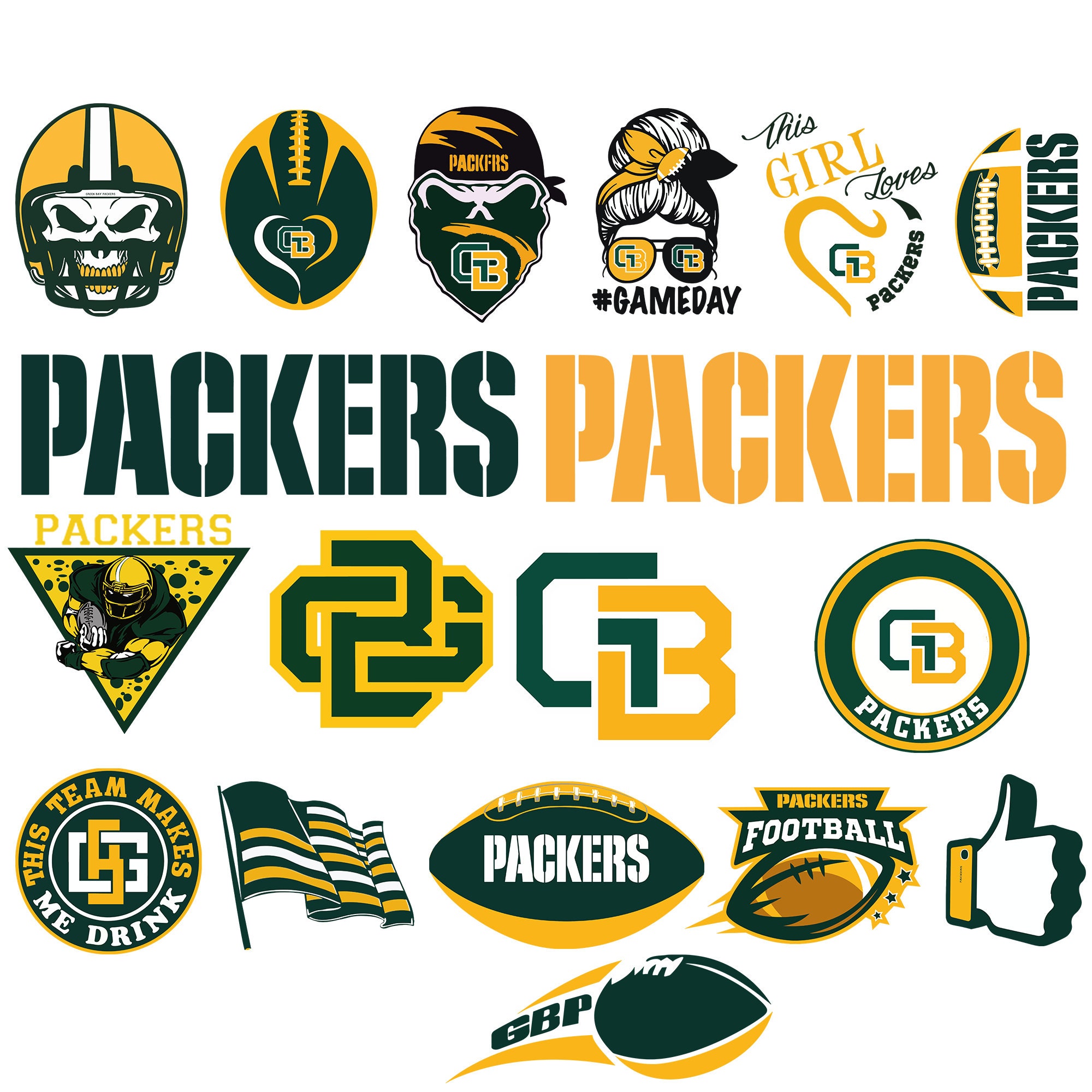 Packers Svg,packers Png,green Bay Svg,logo I Cup, Tshirt, Clip Art