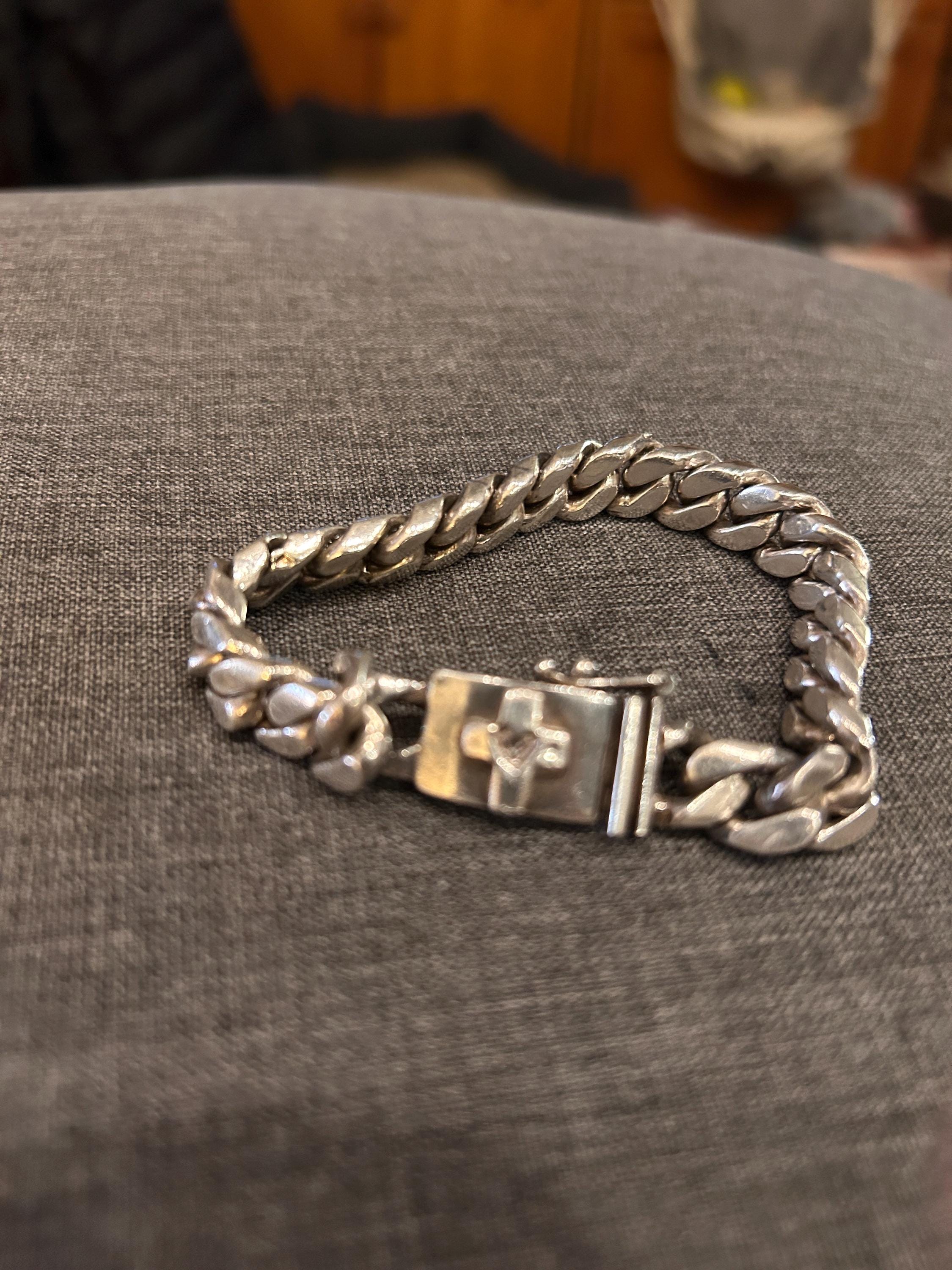 Chrome Hearts Cuban Bracelet - Etsy