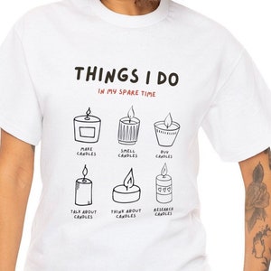 Candle Maker Shirt, Gifts for Candle Makers, Candle Supplies, Candle Making, Candle Gift, Candle Lover, Unisex Adult Cotton Tee