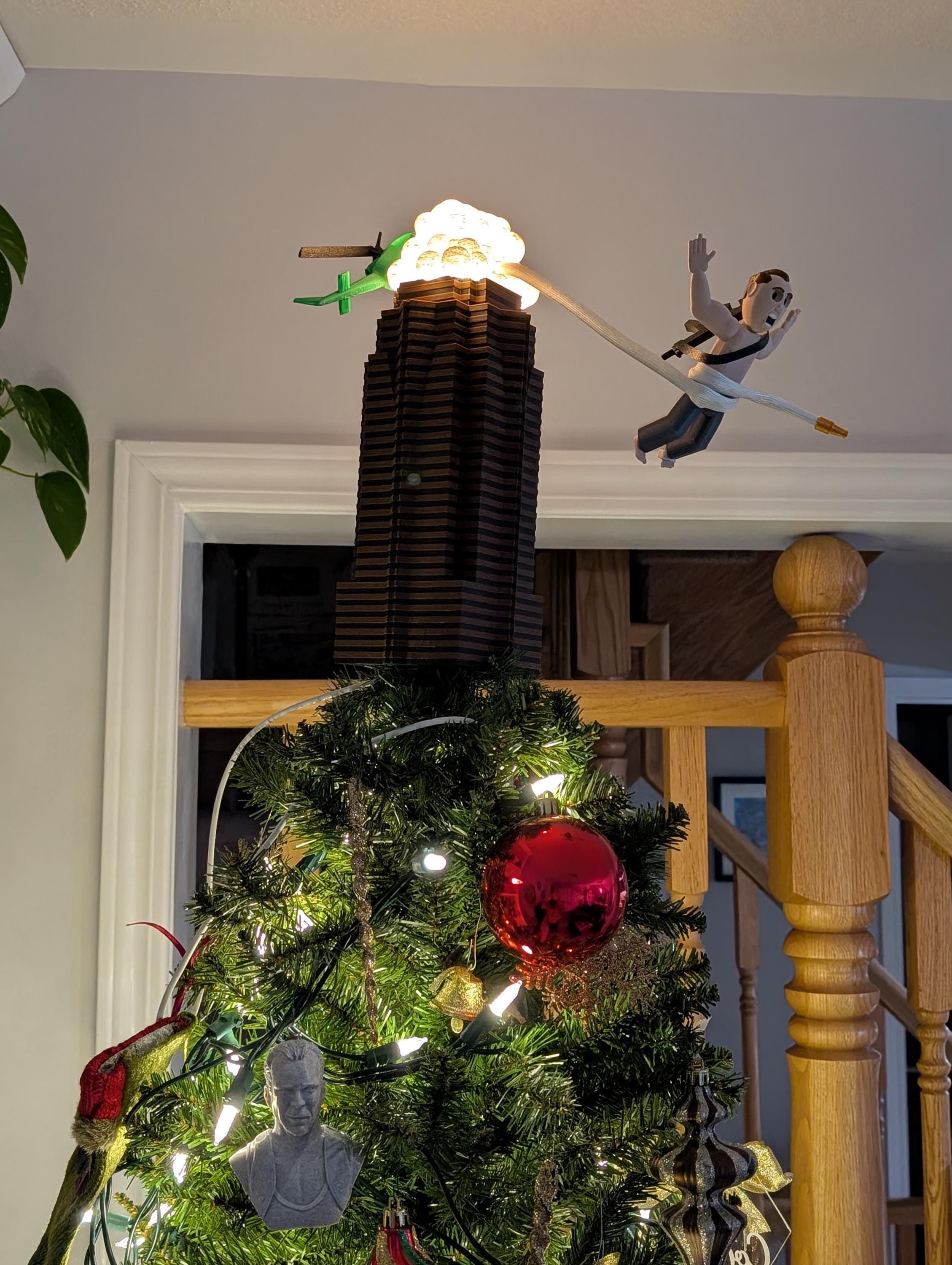 Die Hard-inspired Tower Diorama Christmas Tree Topper - Etsy