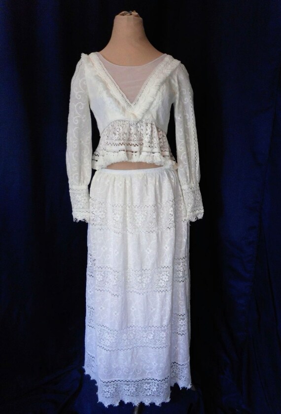 1970s Emma Domb wedding dress - image 1