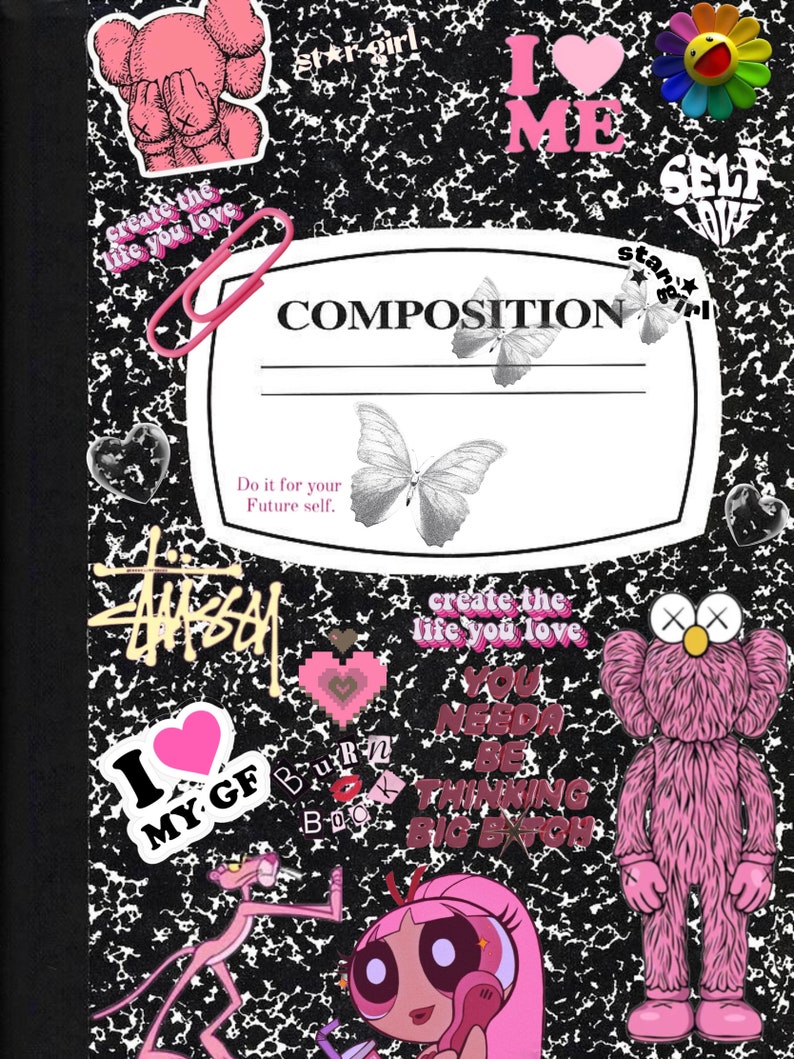 Composition Notebook Wallpaper - Etsy