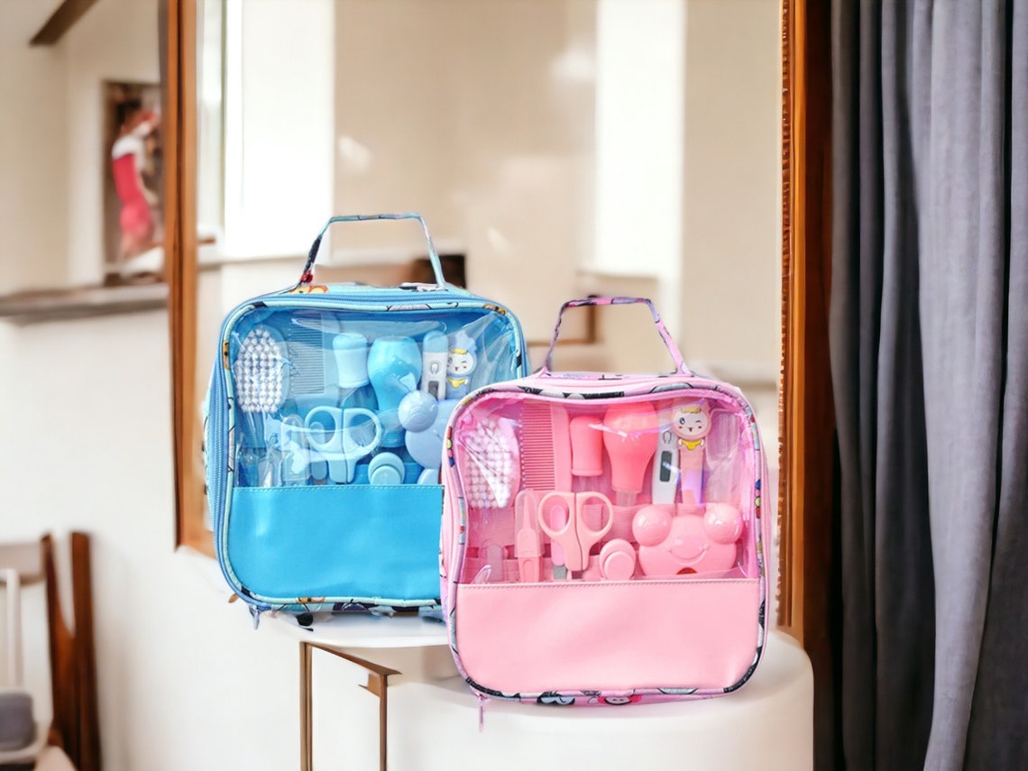 Baby Care Kit Baby Hygiene Kit Items Babies Accessories Newborn Care Complete Professional Nursing Tools Mother Kids 13-Pack image 1