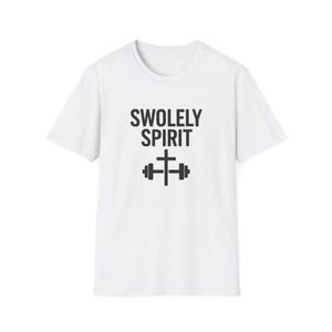 Swole Spirit Gym T-Shirt | Fitness Motivational Tee, Unisex Workout Top, Gift for Gym Lovers, Strength Training Apparel