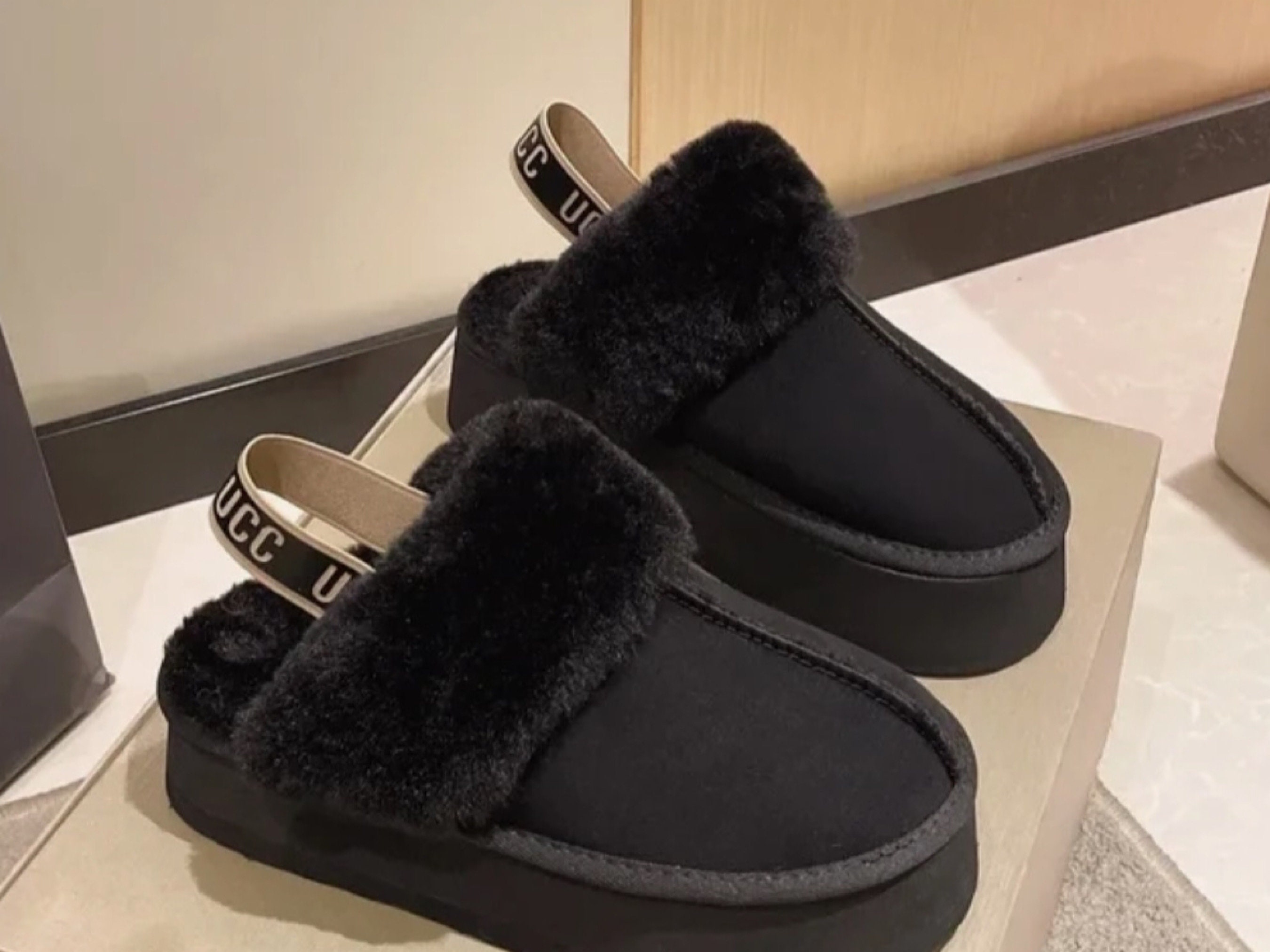 ugg slippers with strap