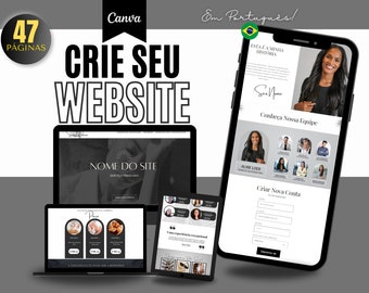 Template for Website in Portuguese, Template in Portuguese for Website, Brazilian Website, Website Template in Portuguese, Create Your Own Website