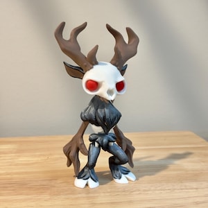 Wendigo Figure - Foklore Cryptid - Gothic style - Desk Shelf Decor - 3D Printed - Twisty Prints