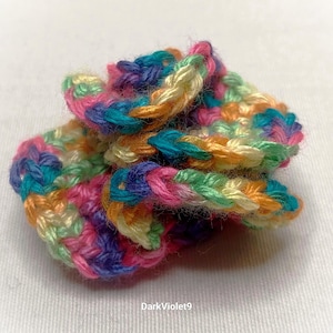 Crochet Fidget Toy: Handmade Mobius Stress Relief - MultiColor