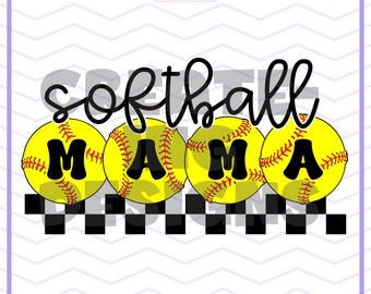 Mamá de softbol png, Mamá de softbol, Mamá de softbol png, Softbol png, Mama png, Sublimación de Mamá de softbol, descarga digital