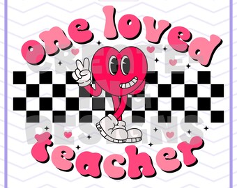 Un maestro amado Png, Un maestro amado, Maestro San Valentín Png, San Valentín png, Corazón png, Camiseta San Valentín, Descarga digital por sublimación