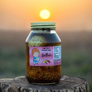Buffalo Egg Man's Pickled Eggs - Not Hot