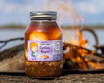 Carolina Reaper Egg Man's Pickled Eggs - Hot