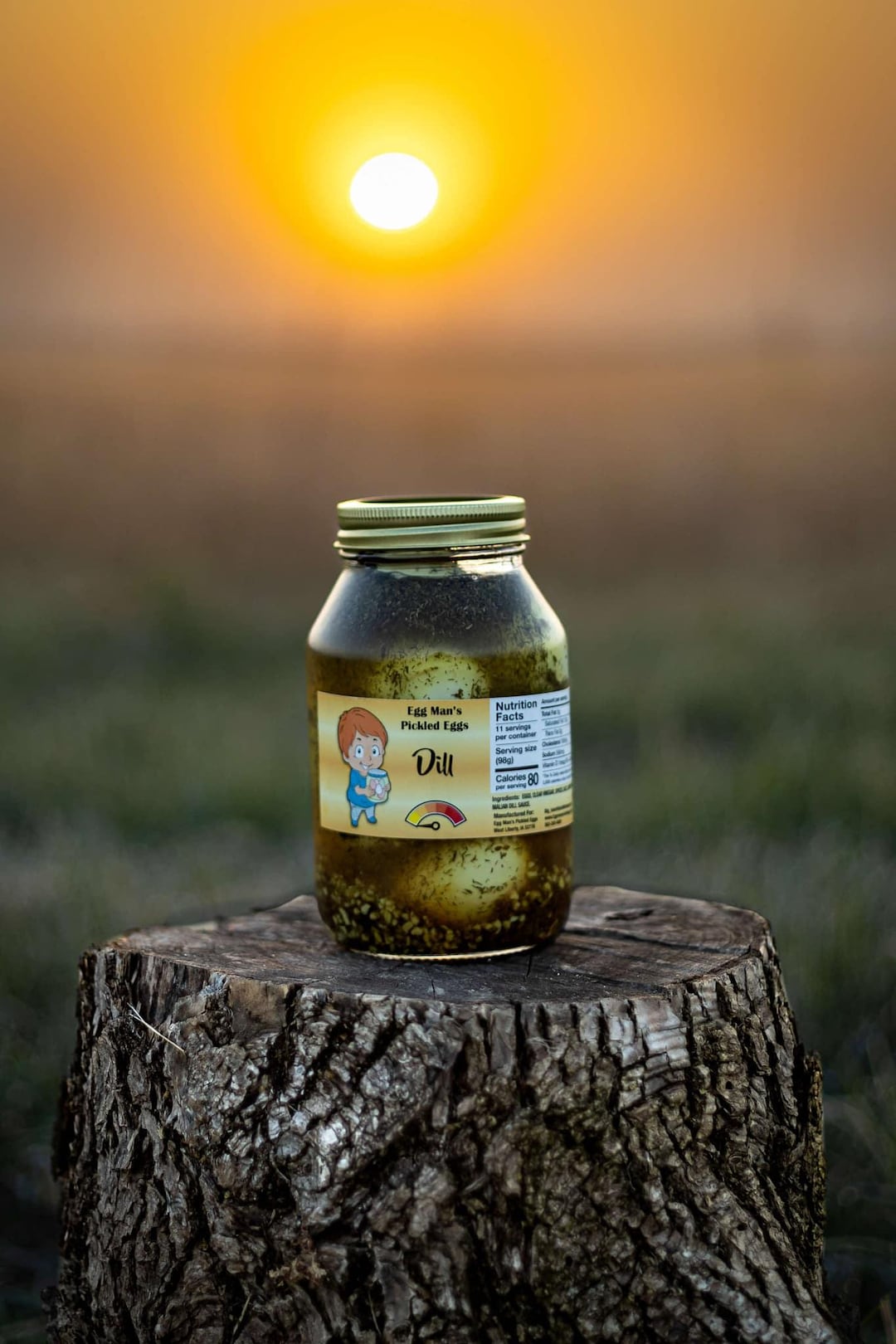 Dill Egg Man's Pickled Eggs Not Hot