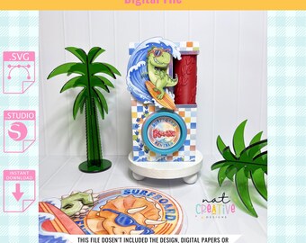 Tall Play-Doh Activity Kit Box Template, SVG and .Studio files, Silhouette cut files, Cricut cut files