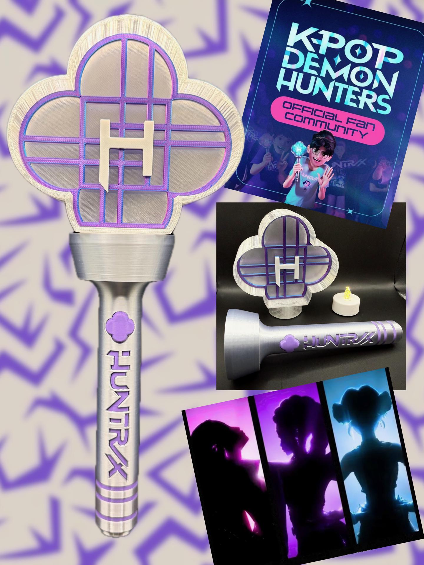 Kpop Demon Hunters HUNTRIX Fan Light Wand - Etsy