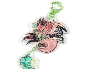 Velvet Keychain Anthro kemono furry Bird Delsify
