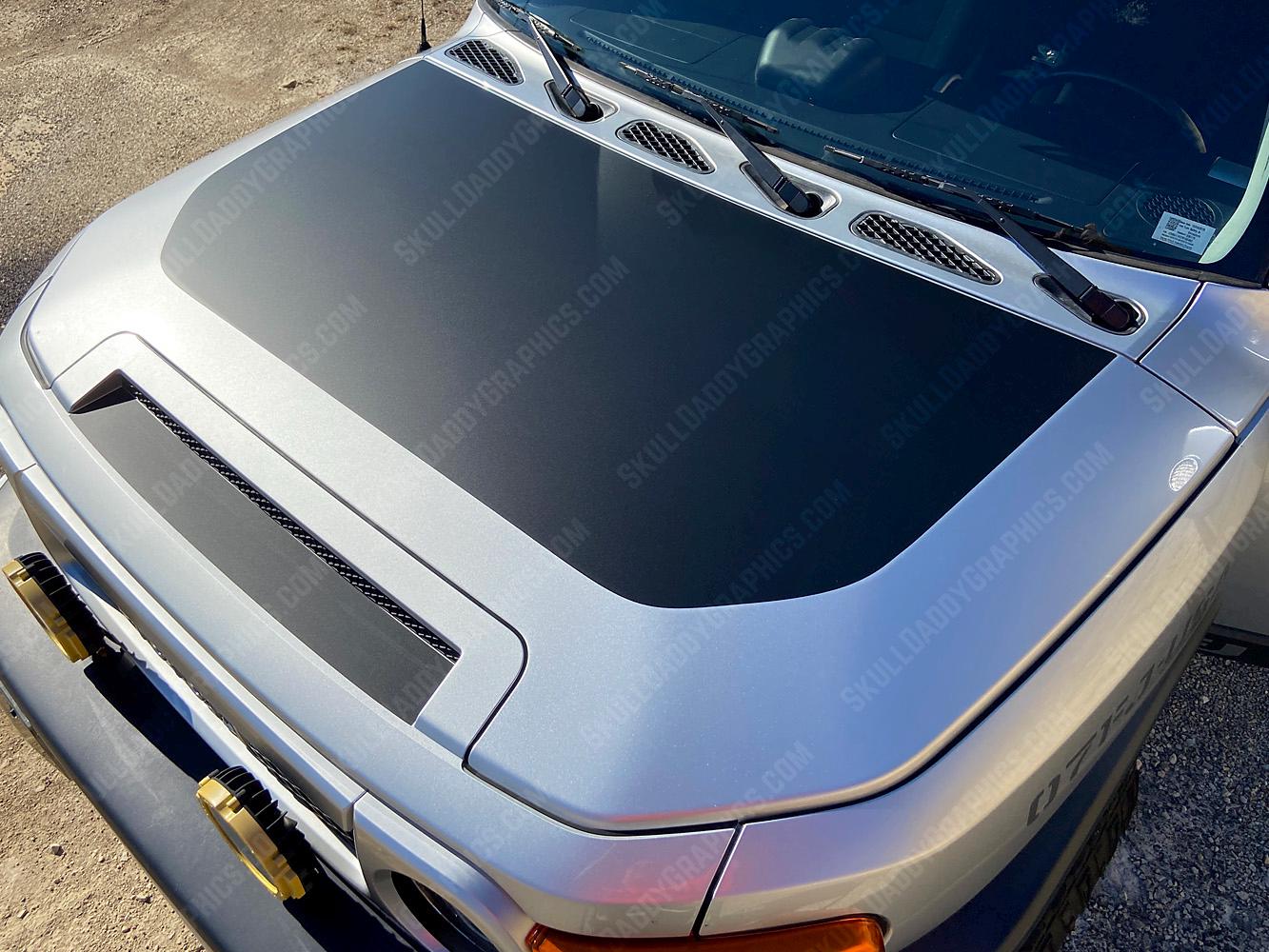 Solid Hood Decal Sticker Compatible with 2007-2017 Toyota FJ Cruiser